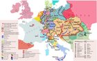 The Spring of Nations: Map of Major Rebellions and Revolutions in Europe from 1848-1849 [2000x1270]
