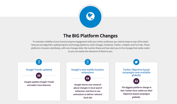Big platform changes 
