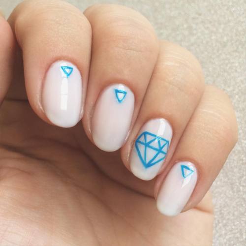 My blue manicure for the #31dc2015 today is in celebration of my...