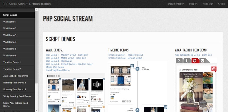 PHP-Social-Stream