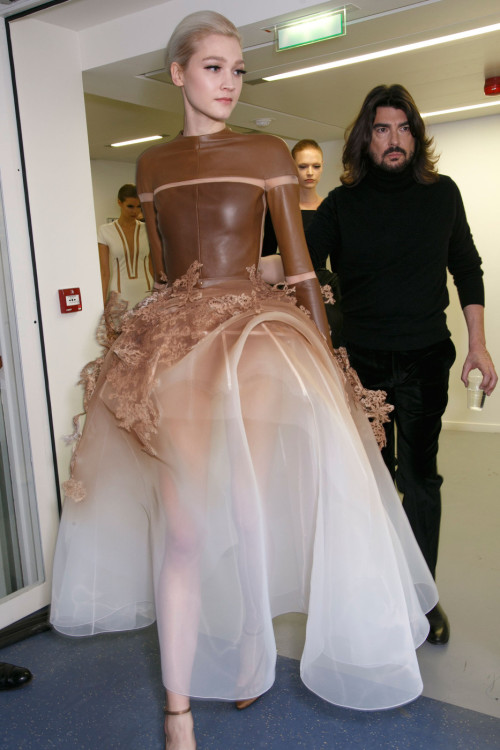 Stephane Rolland Spring 2015 Couture Show ~ Backstage