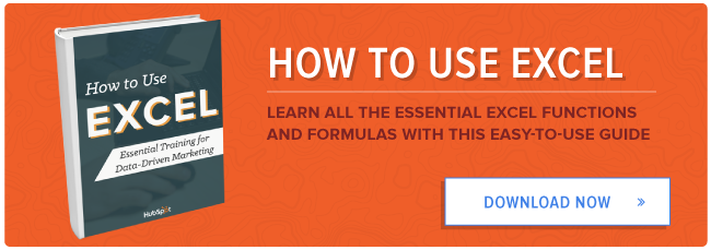 free guide: how to use excel