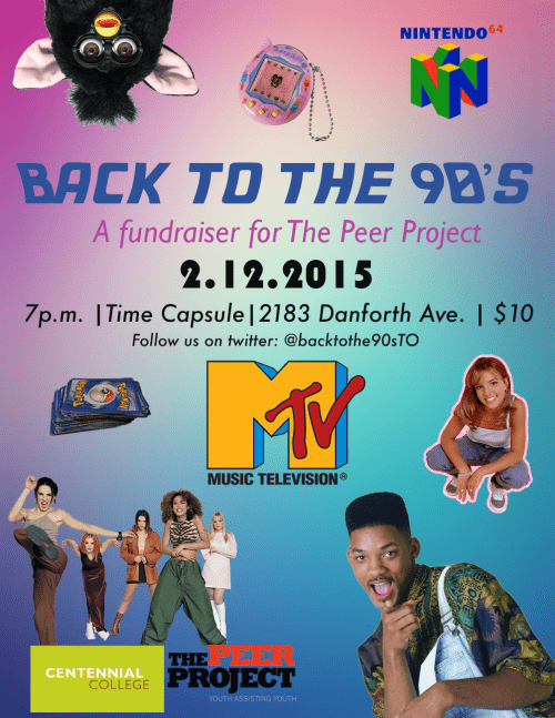 Centennial College Hosts Back to the 90s to benefit the mentoring of at-risk youth
