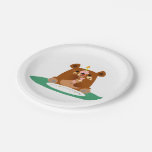 Happy Birthday, little bear!! Paper Plates 7 Inch Paper Plate