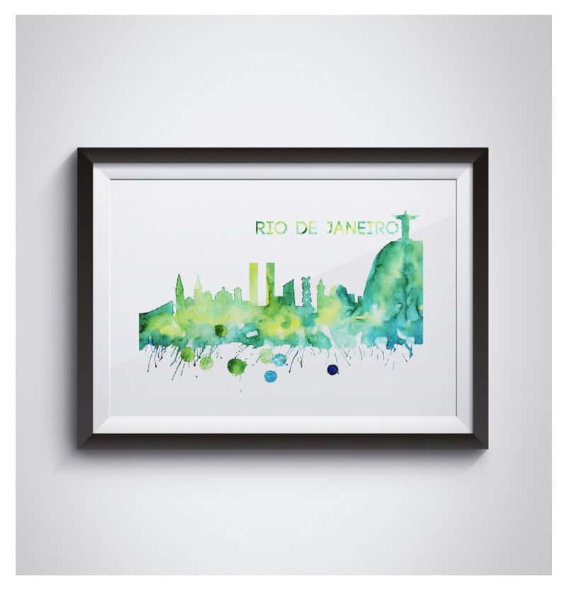 CLD Exclusive: Beautiful Watercolor Skylines of 13 Famous Cities (AI, EPS)
