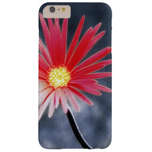 Vintage Red Daisy Flowers Barely There iPhone 6 Plus Case