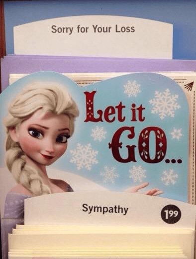 funny fail image Ironically, Elsa Has No Chill