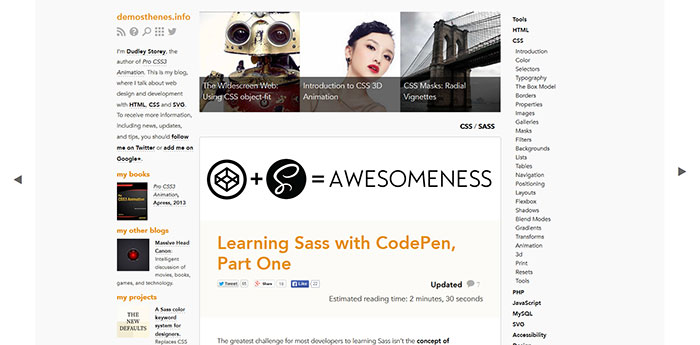 Learning Sass with CodePen, Part One