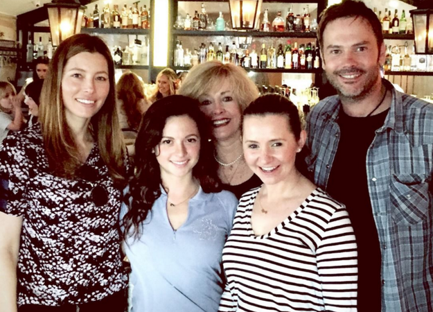 A mini 7th Heaven reunion took place, and Beverley Mitchell (aka Lucy) uploaded this gem.