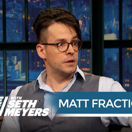 Matt Fraction on Writing Hawkeye - Late Night with Seth Meyers