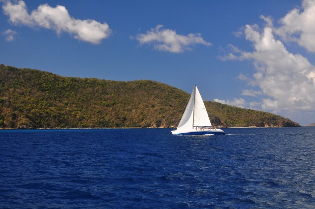 Sailing in the British Virgin Islands sailing