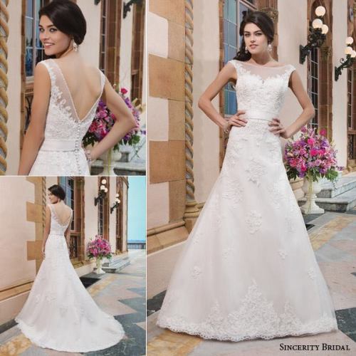 Our Gown of the Week is Sincerity Bridal style 3822This tulle,...