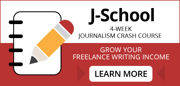 J-School: 4-Week Journalism Crash Course. Grow your freelance writing income. Usefulwritingcourses.com