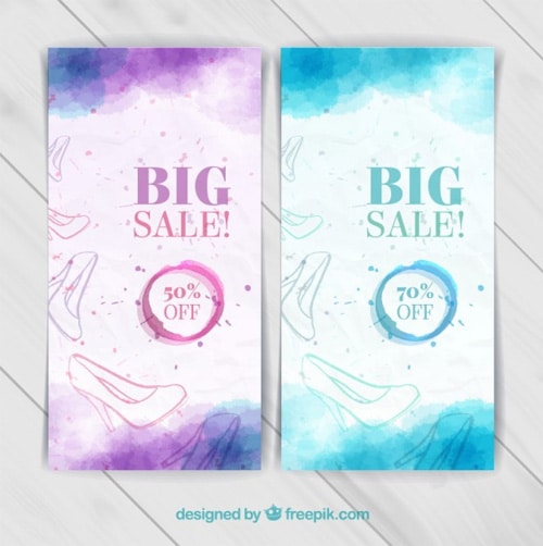 Hand-painted-big-sale-banners