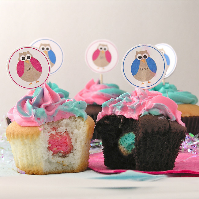 Gender Cupcakes