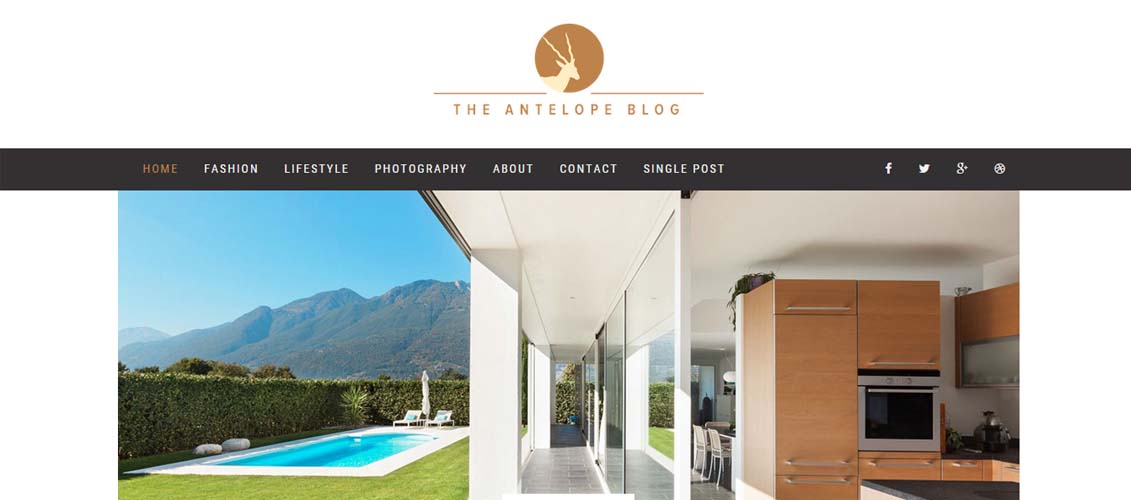 Antelope Minimal WordPress Blog