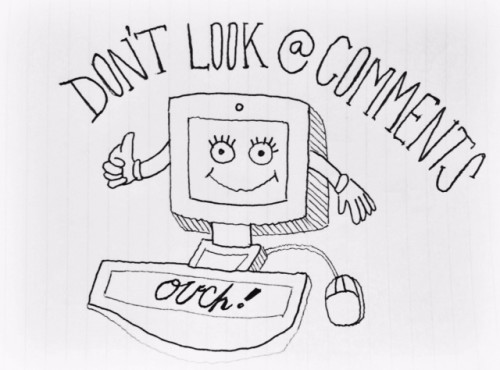 STUFF ON THE INTERNET: HOW TO DEAL WITH NEGATIVE COMMENTS