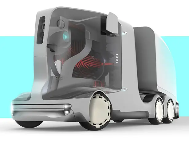 Autonomous Concept Truck by Zoltan Major