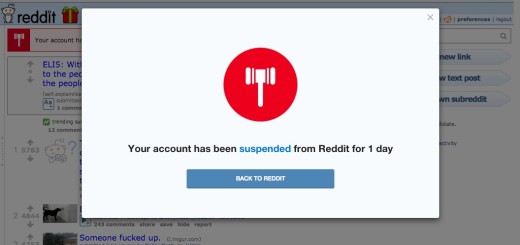 Reddit suspension