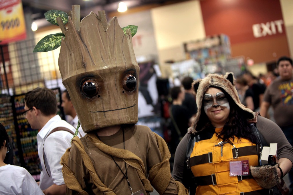 Fantastic Guardians of the Galaxy cosplayers