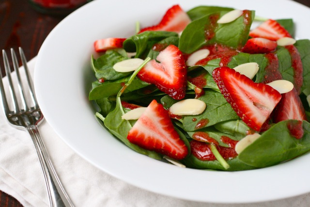 Strawberry and Spinach Salad