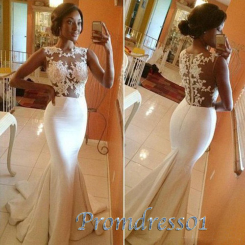 2015 lace chiffon prom dress