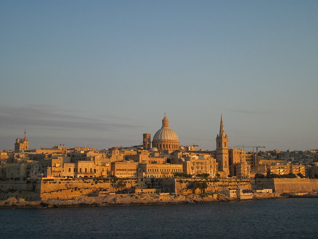 Sunset on Valletta