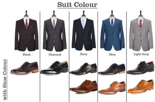 A cheat sheet to match your suit and shoes perfectlyVia