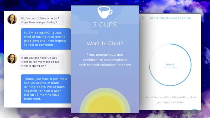 7 Cups Puts Trained Listeners and Mindfulness Exercises on Your Phone, for Free 