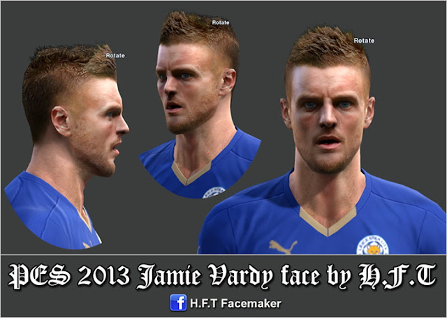 PES 2013 Jamie Vardy face