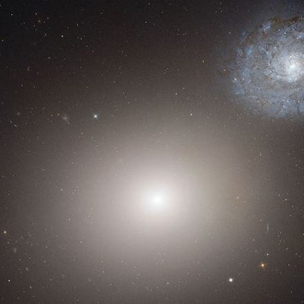 First evidence of galaxy metamorphosis detected