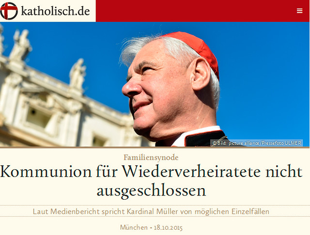 Manipulación de la Conferencia Episcopal Alemana del Cardenal Müller