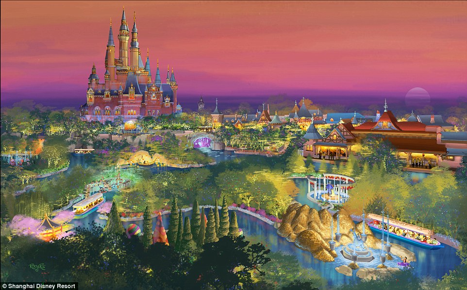 Fantasyland will be the largest of all the lands in Shanghai Disney Resort and home to the Enchanted Storybook Castle