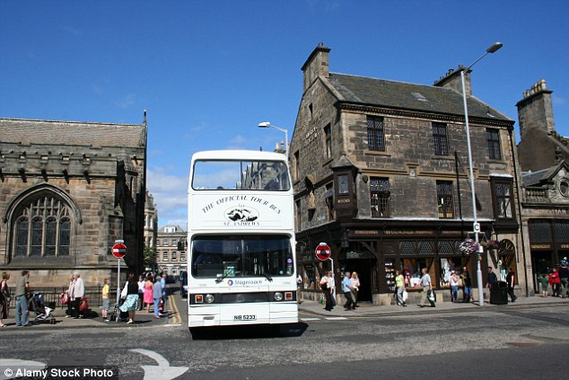 But while the bus itself will not be appearing in the historic town, it is due to be incorporated into an existing coastal route in Fife