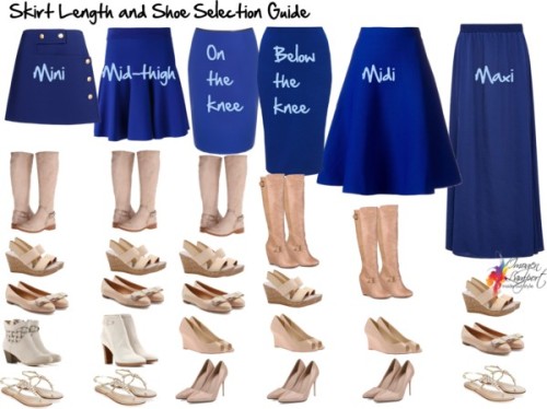 A guide to skirt length and shoe selectionCan’t find a...