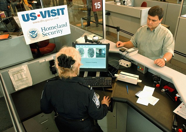 The change in America's entry requirements was put into play on April 1 and states that all travellers visiting the country must have a biometric or e-passport to enter (file photo)