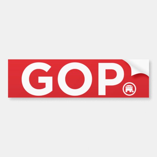 GOP Republican Logo Bumper Sticker