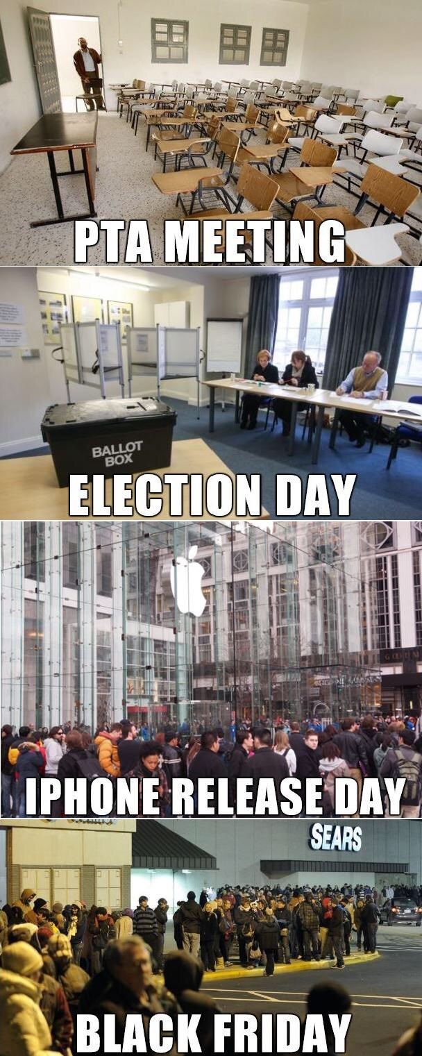 funny memes election day vs black friday