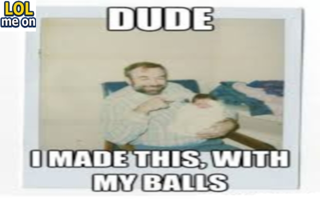I Mad This With My Balls - Funny Picture With Caption Funny pictures