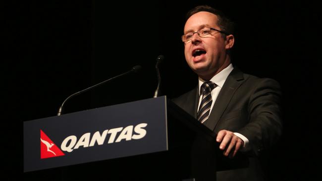 On a roll ... Qantas Group CEO Alan Joyce is taking the airline from strength to strength. Picture: AAP / Nicholas Welsh