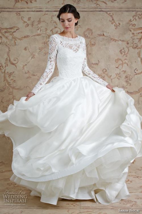 Sareh Nouri Wedding Dress Fall 2016 Bridal Collection Spin and...