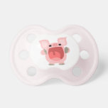 "OINK!!!" Cute Cartoon Pig Pacifier BooginHead Pacifier