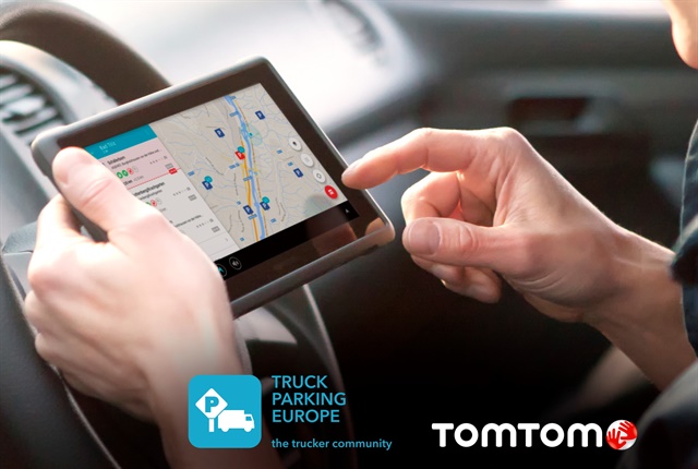 TomTom Offers Europe Truck Parking App