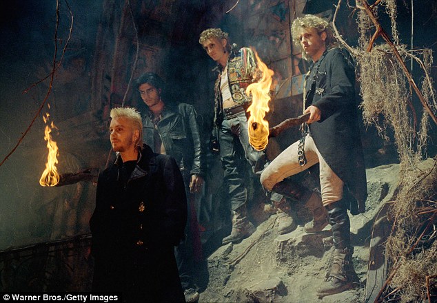 Beloved: The Lost Boys was released in 1987 - Brooke is pictured far right