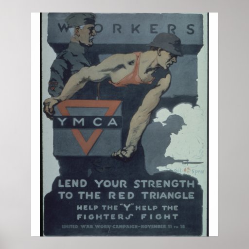 -Workers._Y.M.C.A._Lend_Propaganda Poster