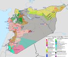 5/8/2016 Syrian Civil War conflict map by @GabeBaznik [2502x2107]