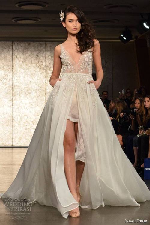 New York Bridal Fashion Week Fall 2015Inbal Dror Wedding Dress
