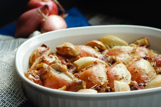 Baked Rosemary Chicken with Apples Image