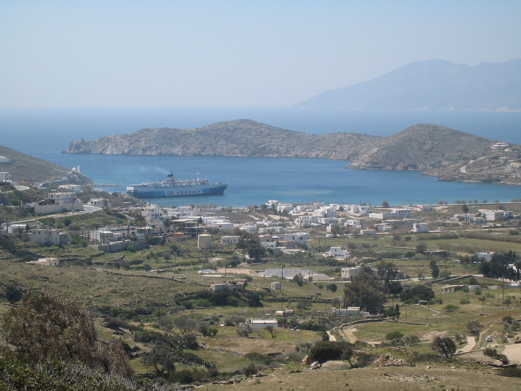 Ios island, Cyclades, Greece port