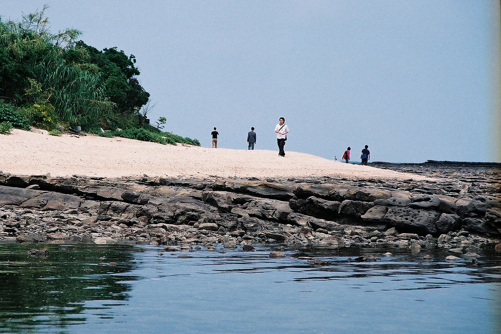 Tourists on Aoshima